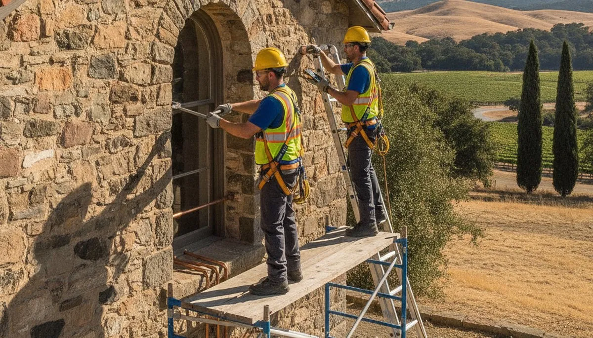 Plumber repairing a pipe in Santa Rosa, CA for reliable plumbing repair services