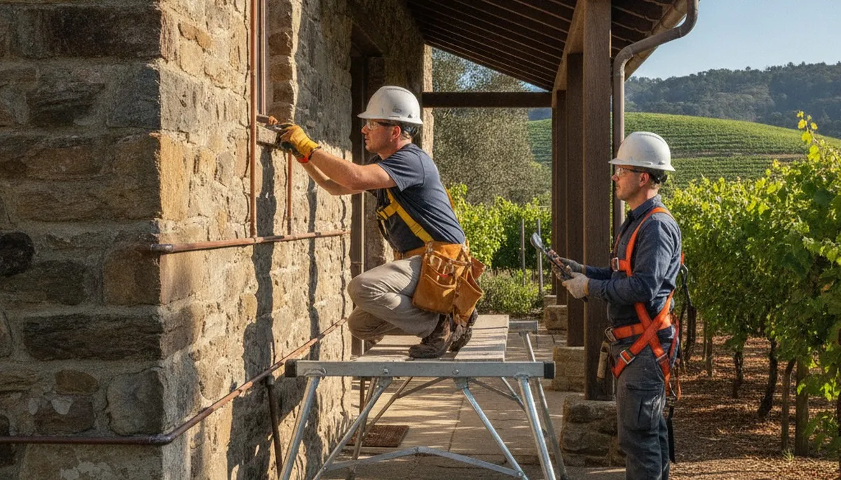 Plumbing repair technician serving Santa Rosa, CA with professional service on site