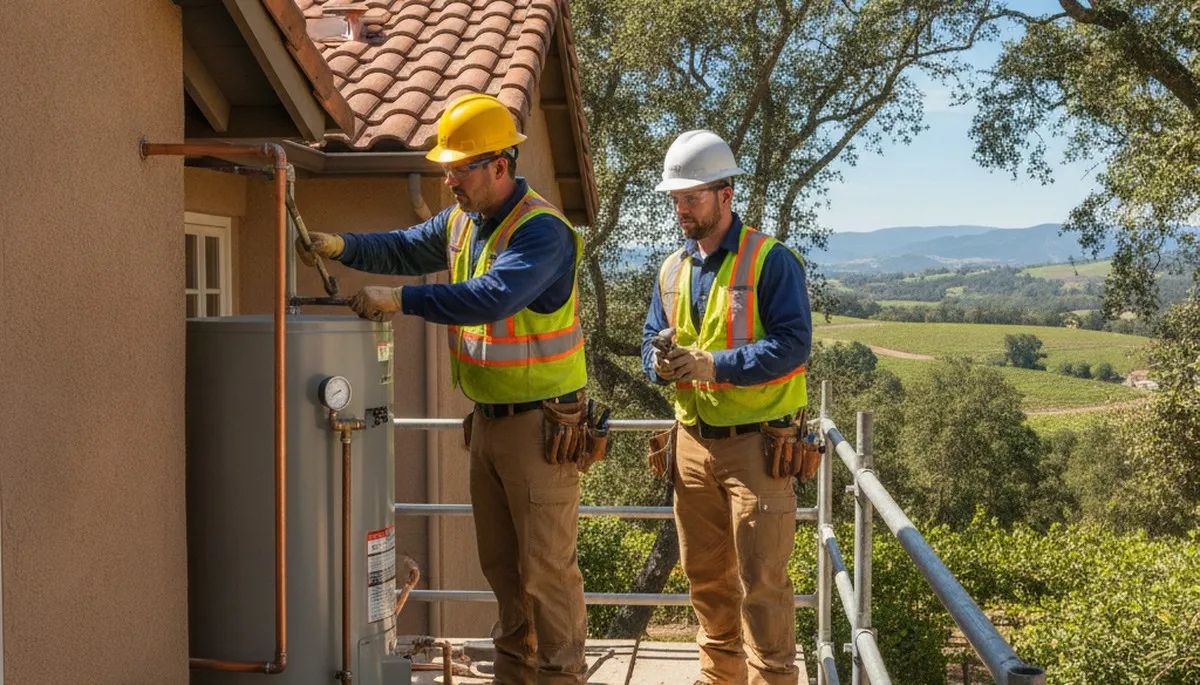 Plumbing repair technician serving Santa Rosa, CA for residential and commercial plumbing services