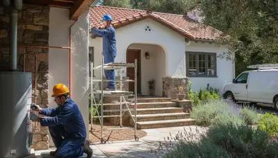 Plumbing repair technician in Santa Rosa, CA providing residential service