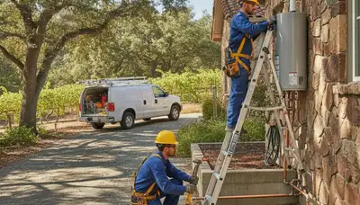 Plumbing repair technician in Santa Rosa, CA providing professional plumbing service