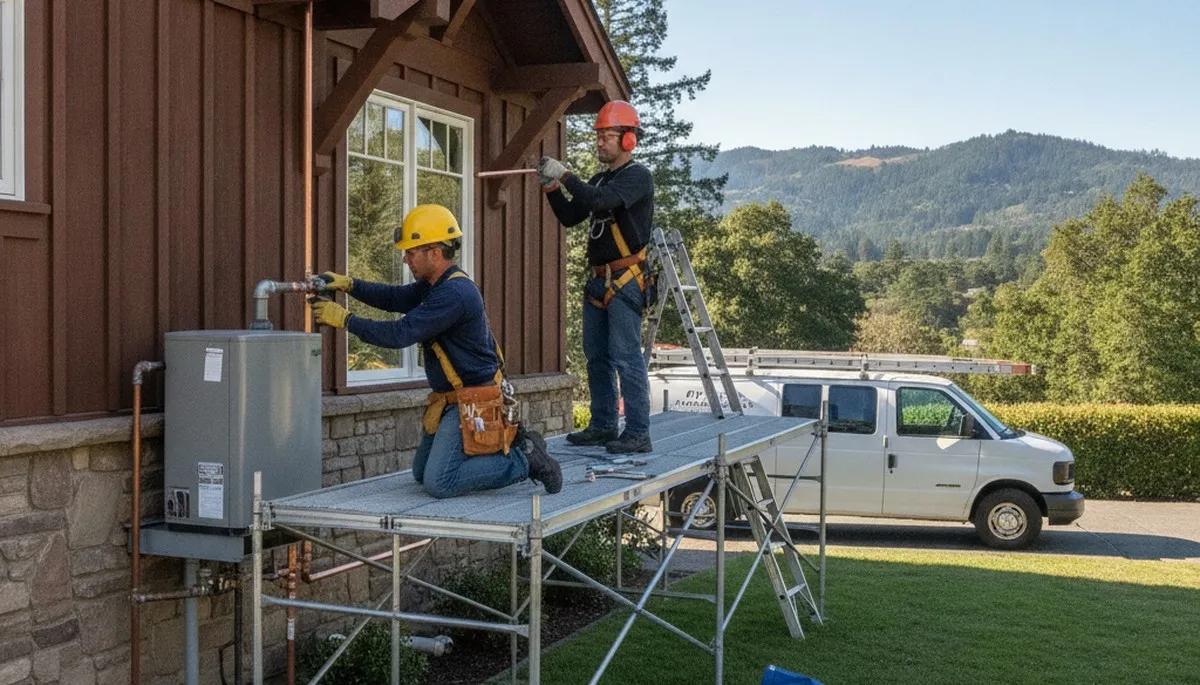 Santa Rosa, CA plumbing repair team servicing residential and commercial plumbing issues