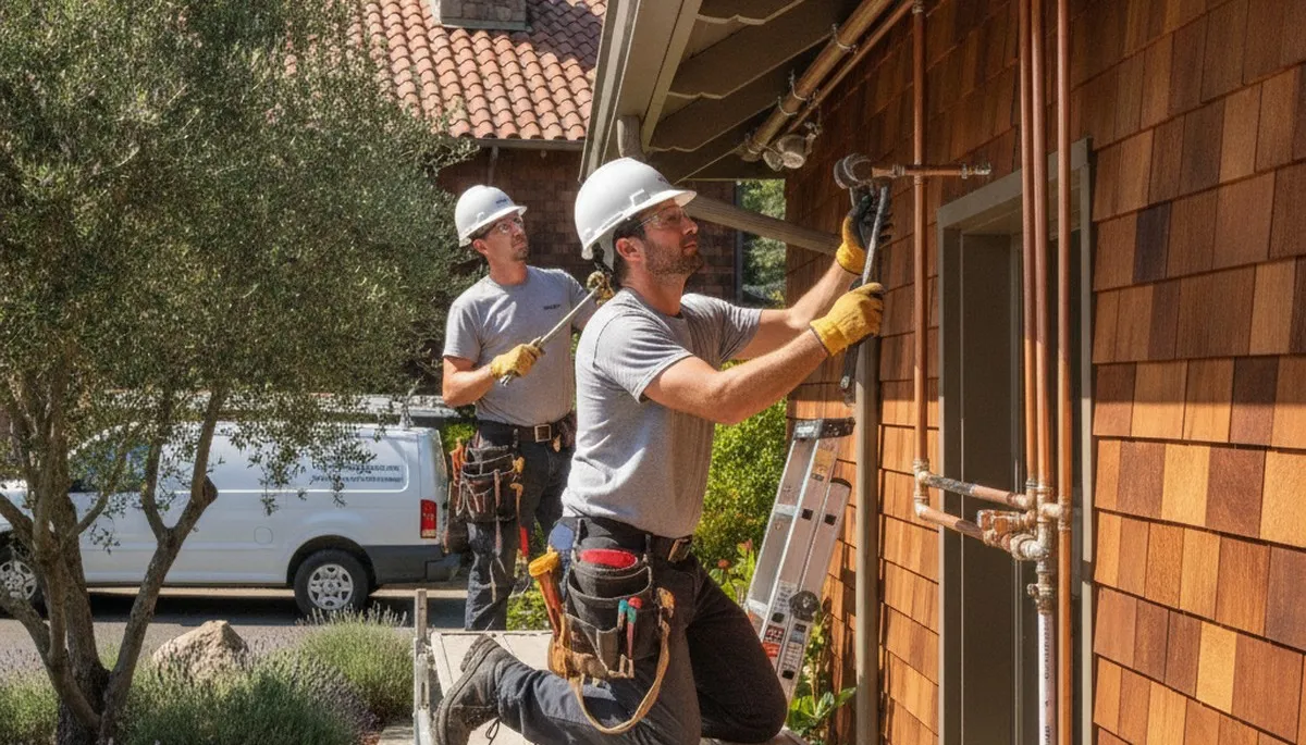 Plumbing repair technician serving Santa Rosa, CA for leak fixes, pipe repairs, and drain service