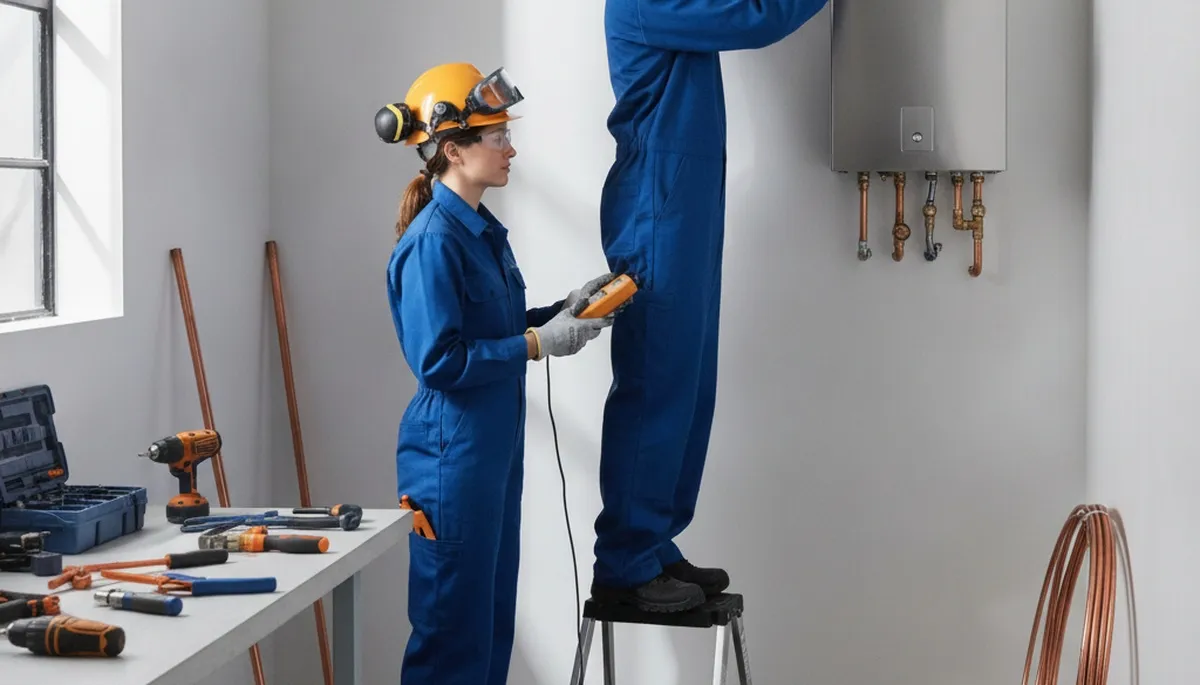 Tankless water heater service in Santa Rosa, CA by On Call Plumbers