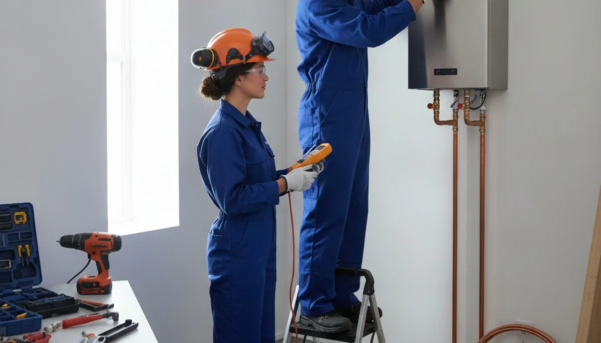Tankless water heater installation for Santa Rosa, CA homes by On Call Plumbers